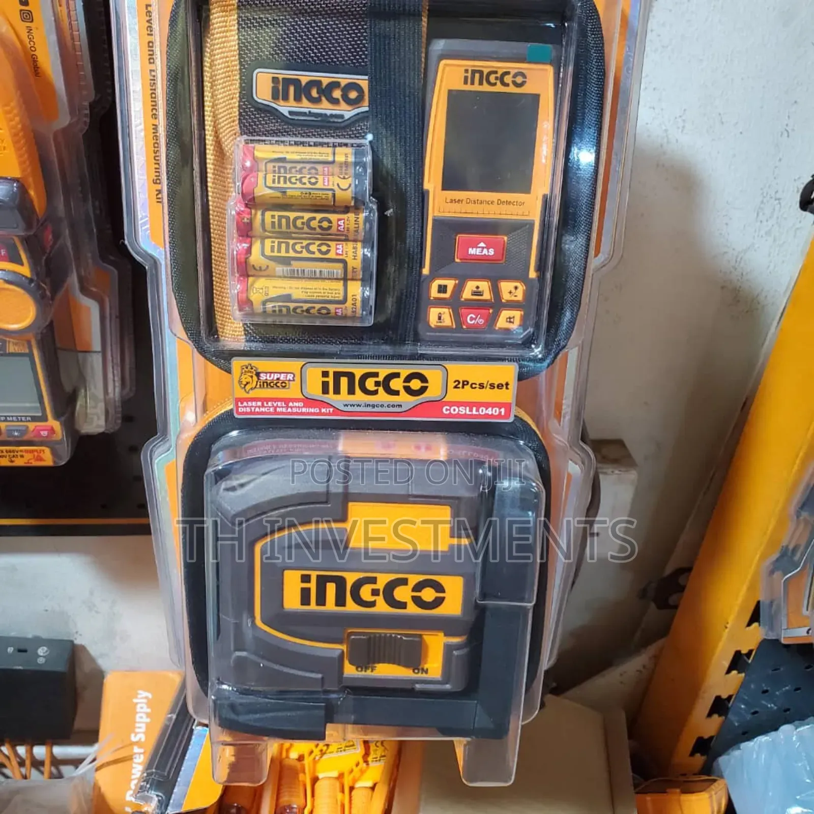 Ingco Laser and Distance Meter Combo