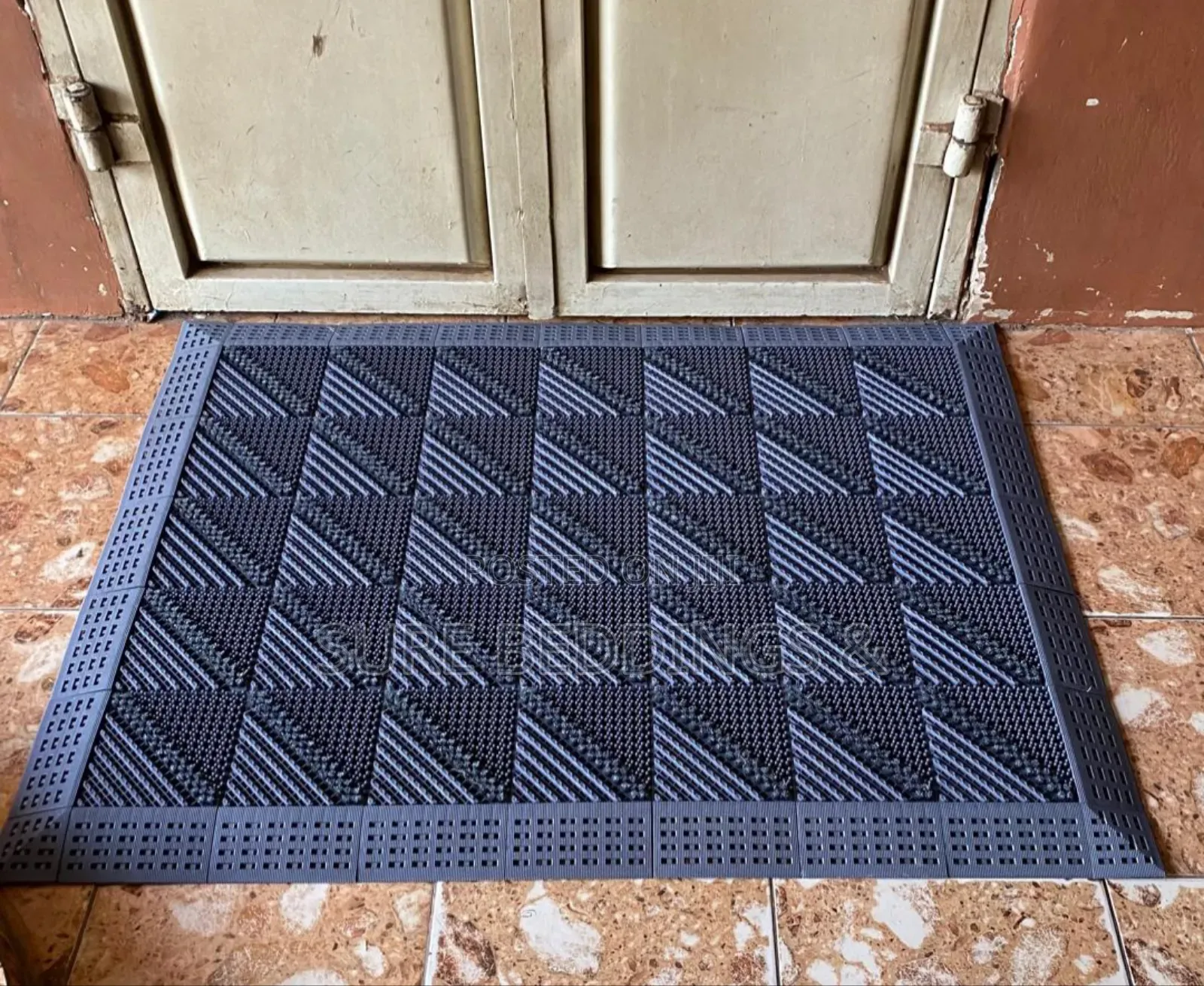 Aqua Rubber Door Mat