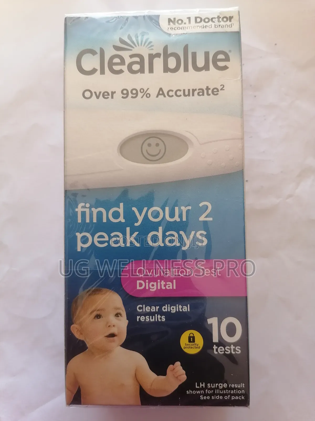 Clearblue, Easy Ovulation Kit, 10 Ovulation Tests + 1 Pregnancy Test