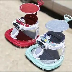 Cherry Baby Walker With a Sun Protector