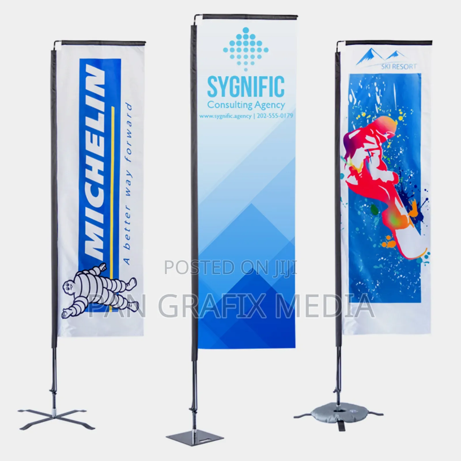 Tear Drops Advertising Banners