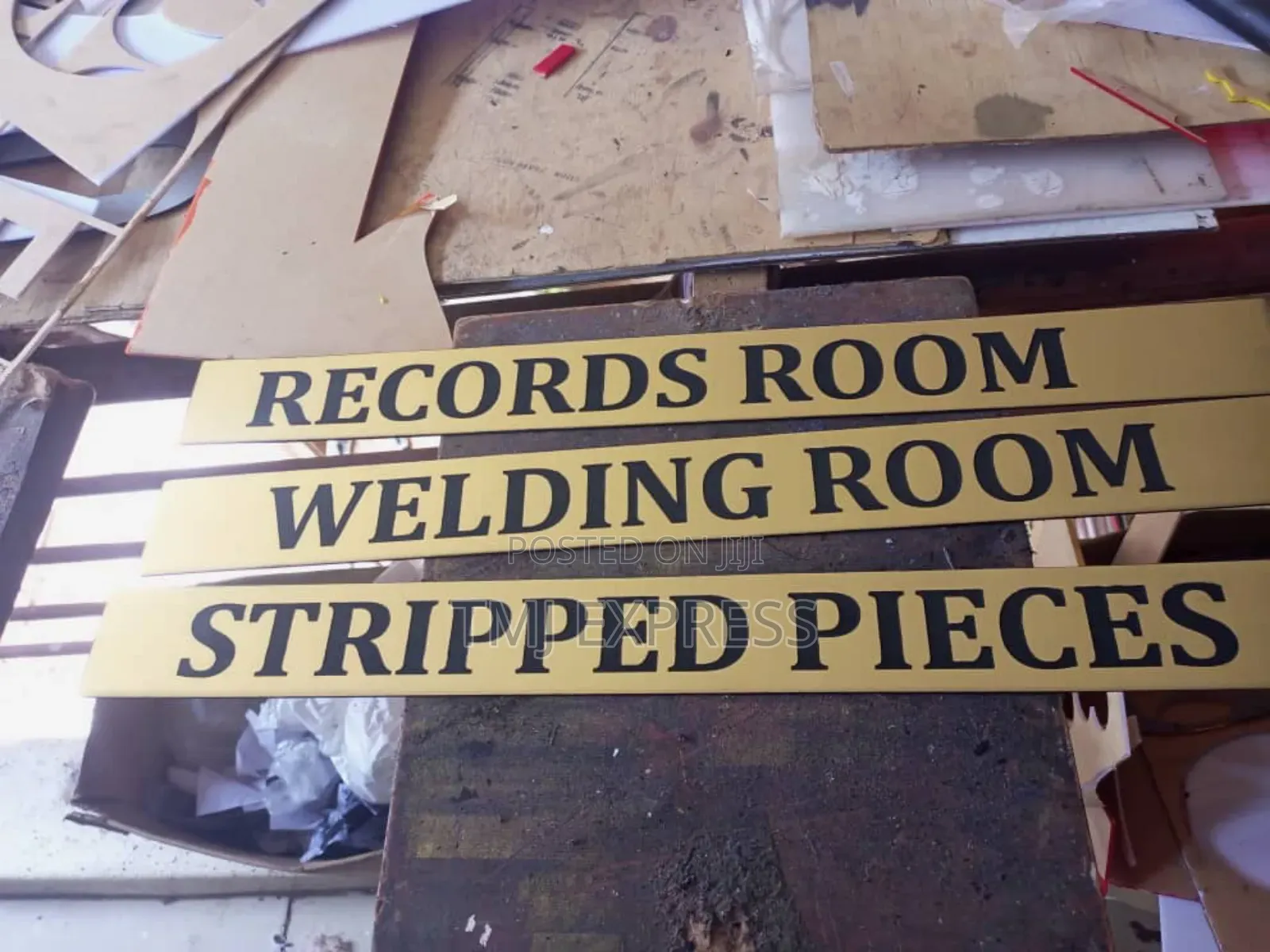 Gold Plate and Silver Plated Door Labels