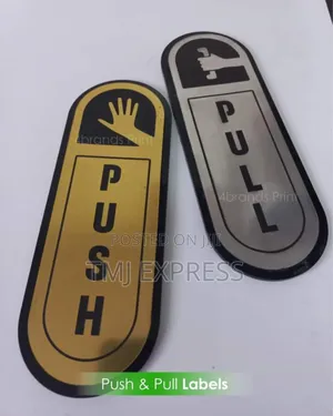 Gold Plate and Silver Plated Door Labels