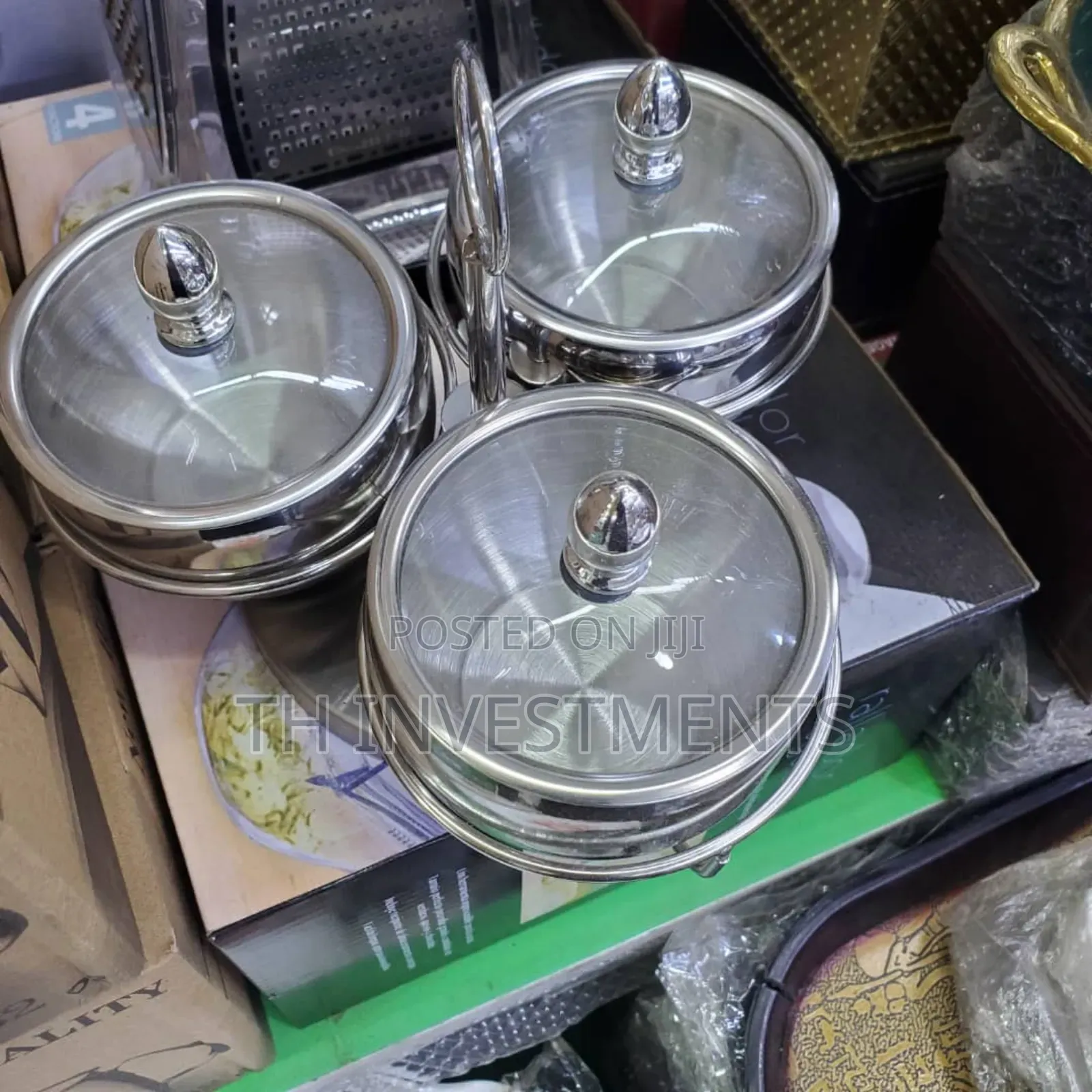Jee Alto Stainless Steel Multipurpose Food Grade Pickle Set.
