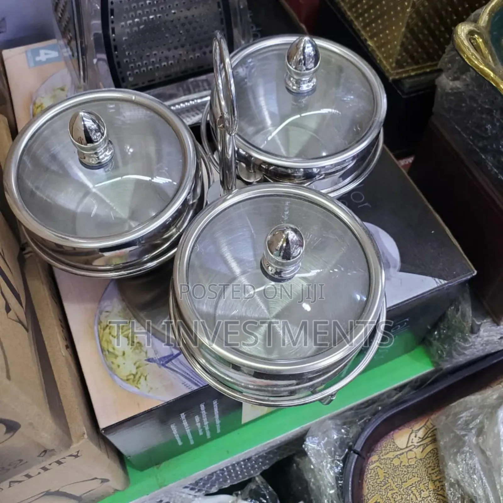 Jee Alto Stainless Steel Multipurpose Food Grade Pickle Set.