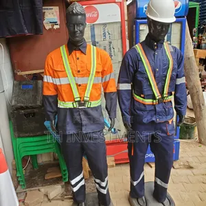 Loose Fit Coveralls Cotton Work Overalls Jacket & Pants