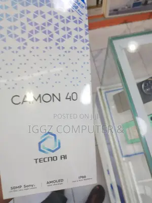 New Tecno Camon 40 256 GB Black