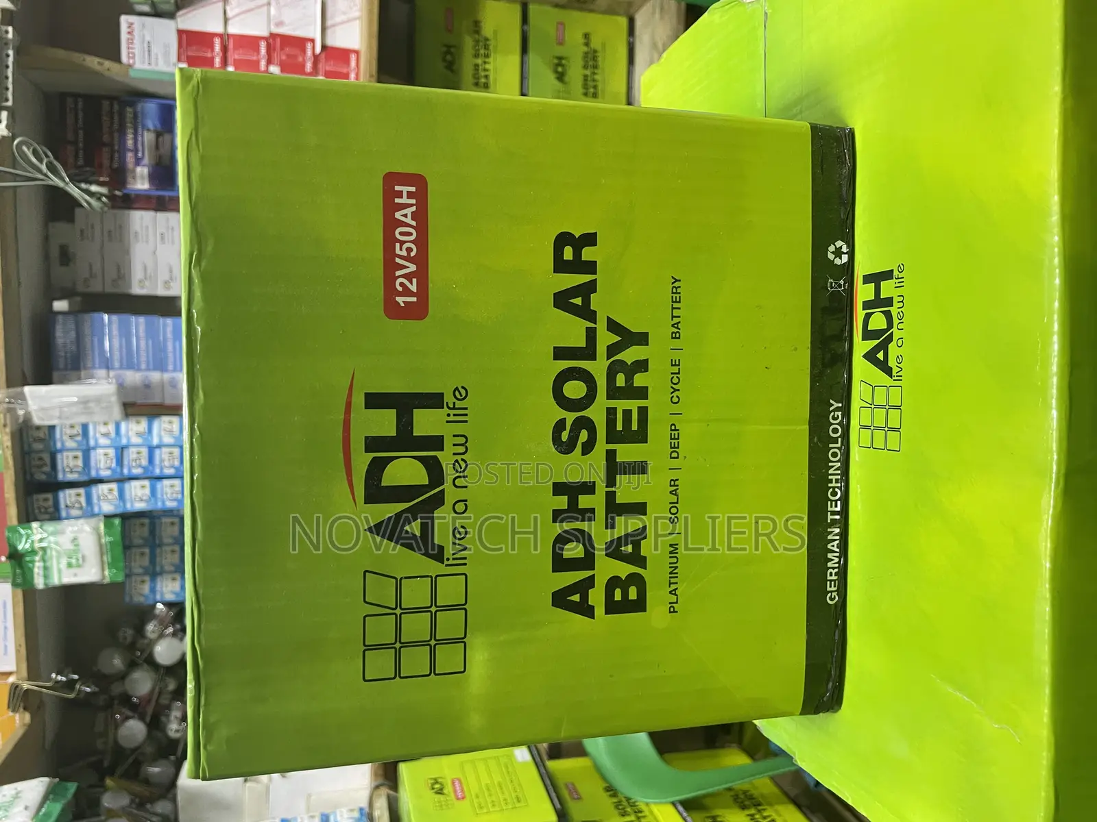 50ah German Technology Adh Solar Powder Battery Havk