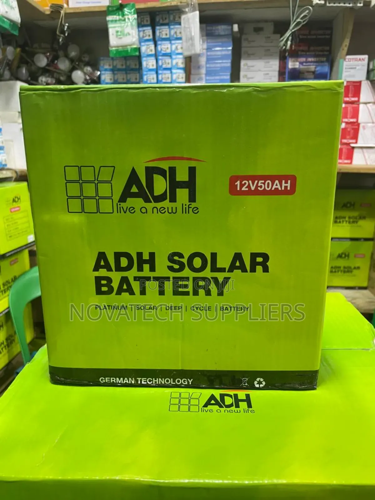 50ah Adh German Technology Solar Battery Nkah