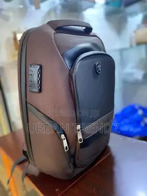 Wiersoon Anti-theft Back Pack Brown