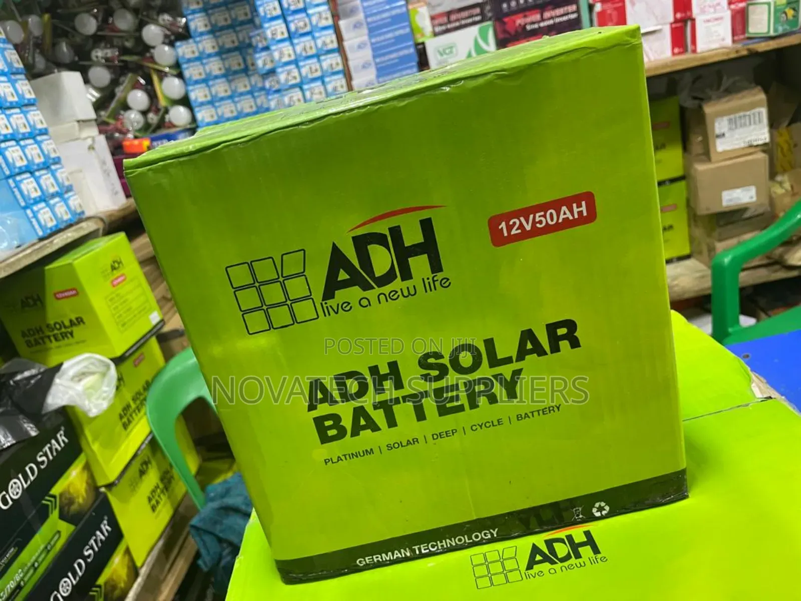 50ah Adh Solar Powder Battery Jasp