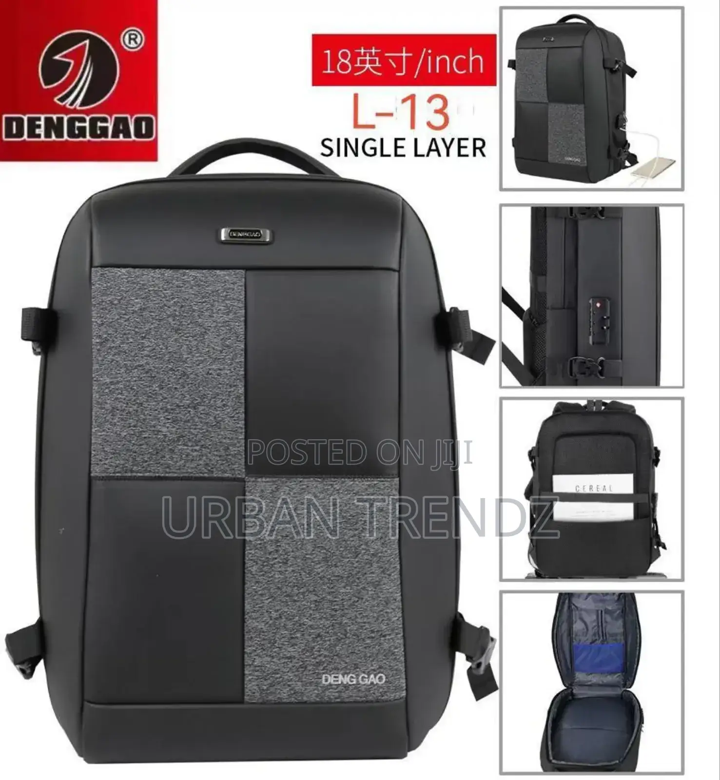 Ponasoo A Office Backpack Black In Colour