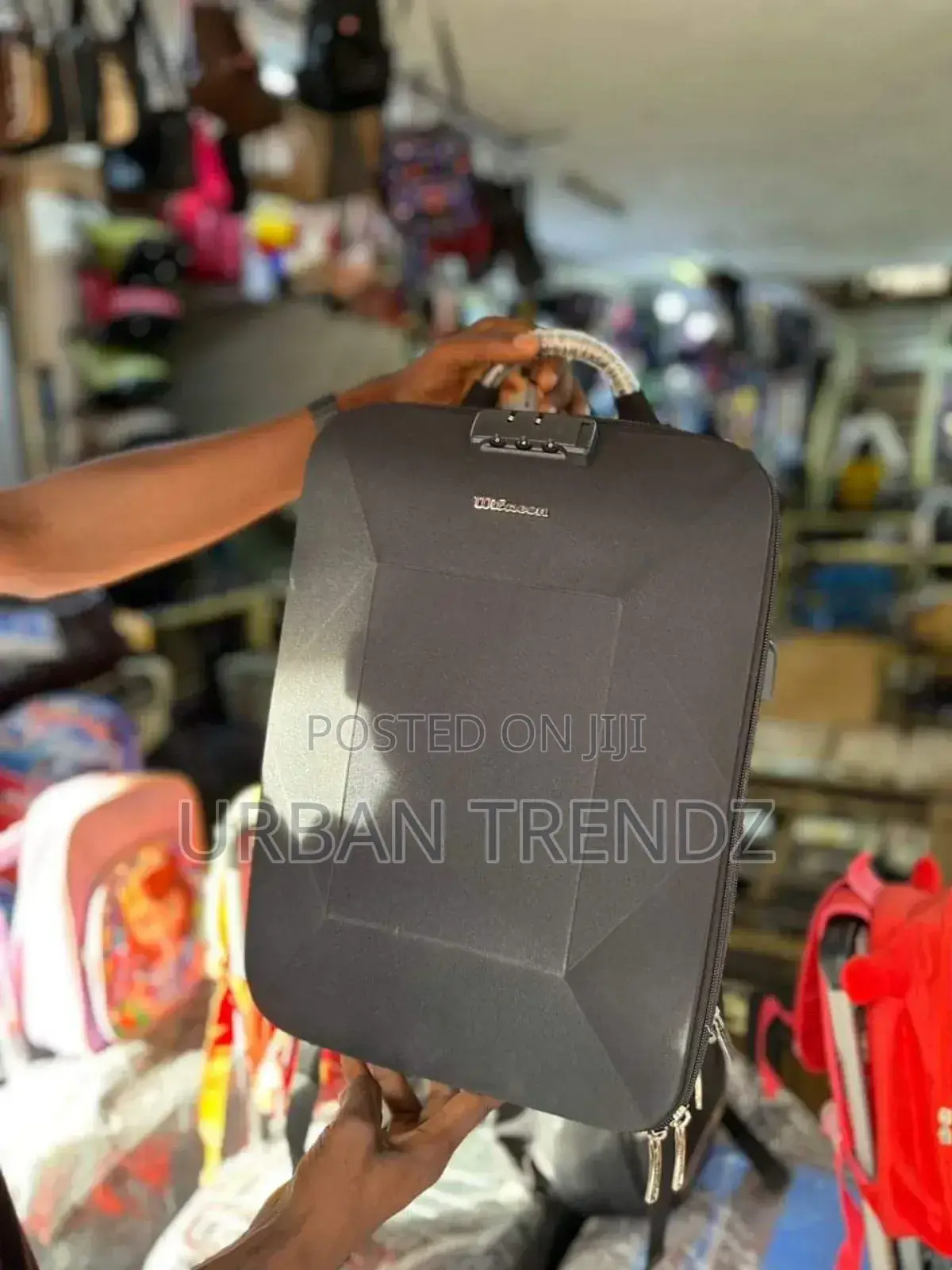 Ponasoo A Office Backpack Black In Colour