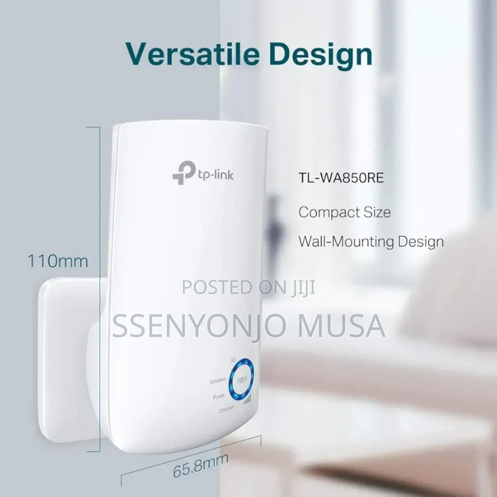 Tp-Link Tl-Wa850re Wifi Range Extender - 300mbps, 2.4ghz-