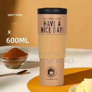 600ml Takeaway Stainless Steel Insulated Coffee Cup