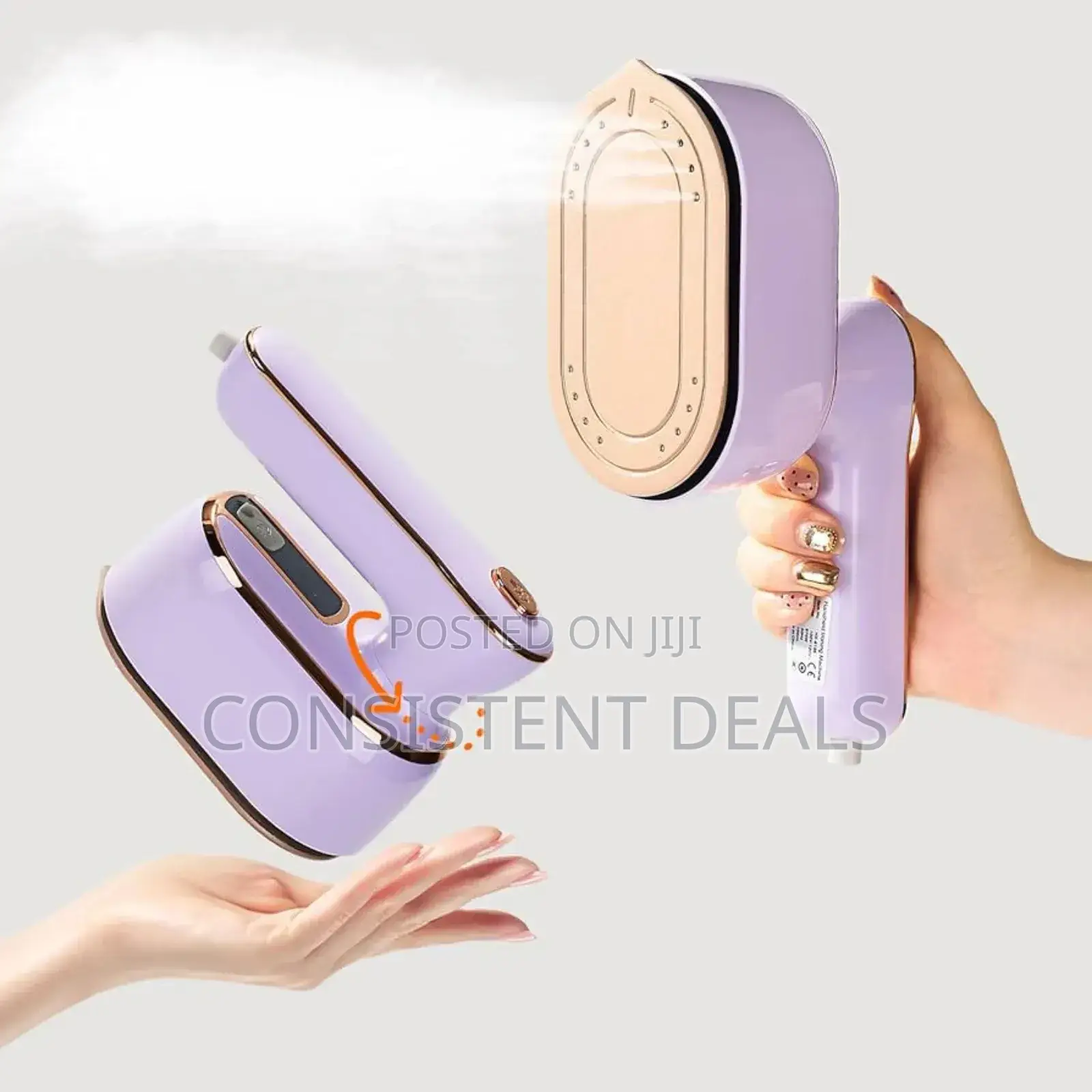 Mini Electric Steam Iron With Rotating Handle