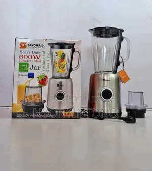 Sayona Heavy-Duty Glass Blender With Grinder