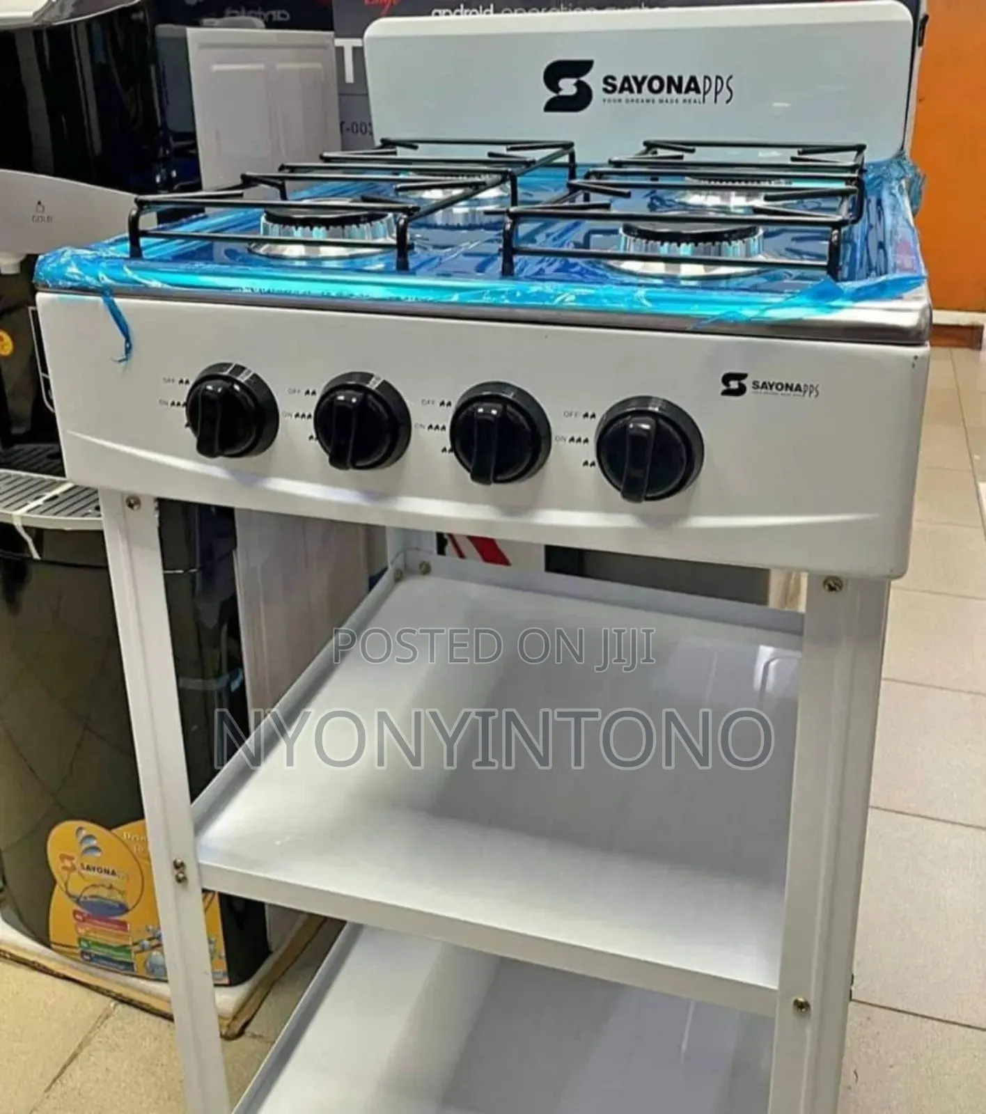 Sayona 4burner Gas Stove With Automatic Ignition