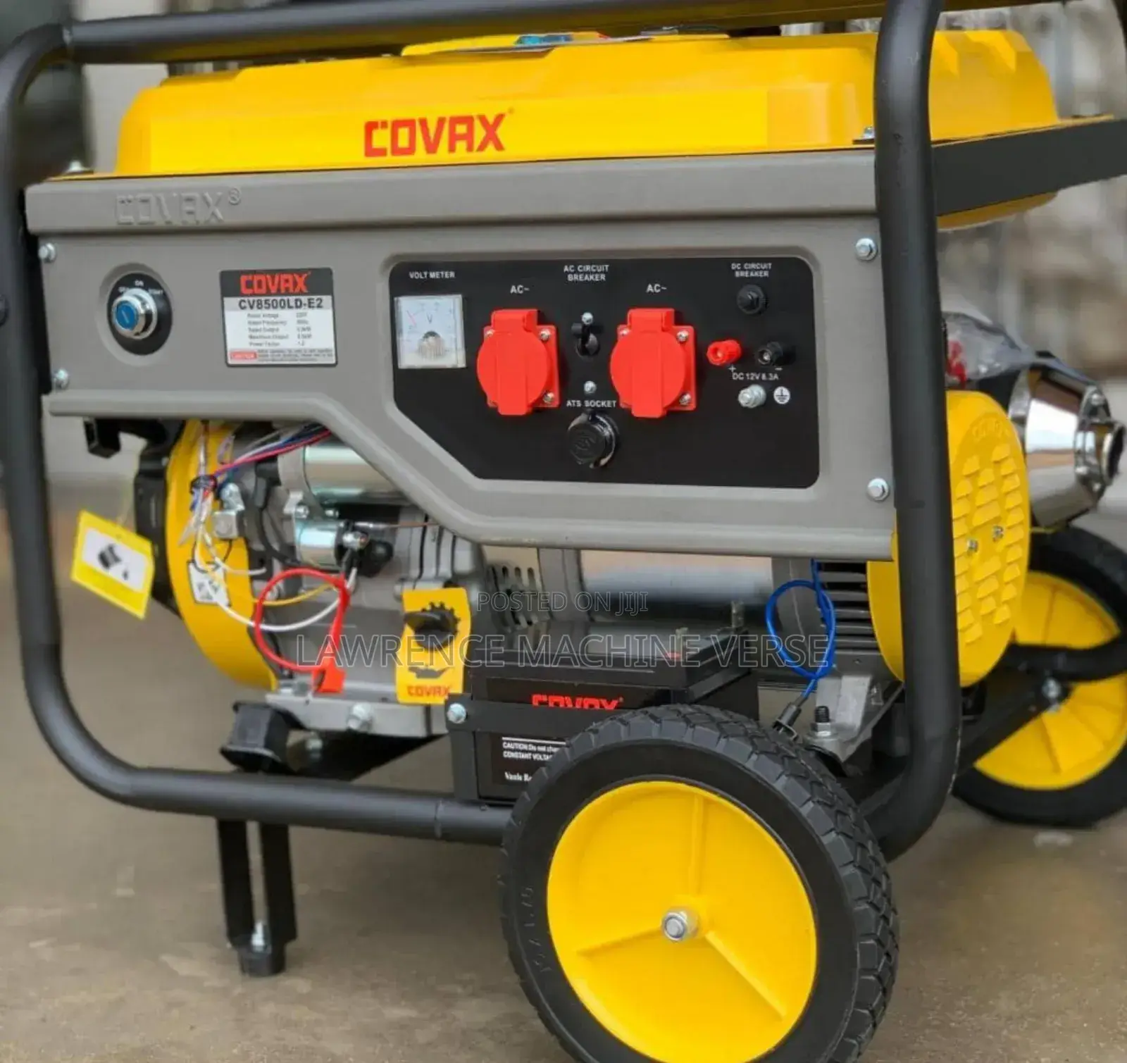 Covax Generator 6500 Watts Key Start