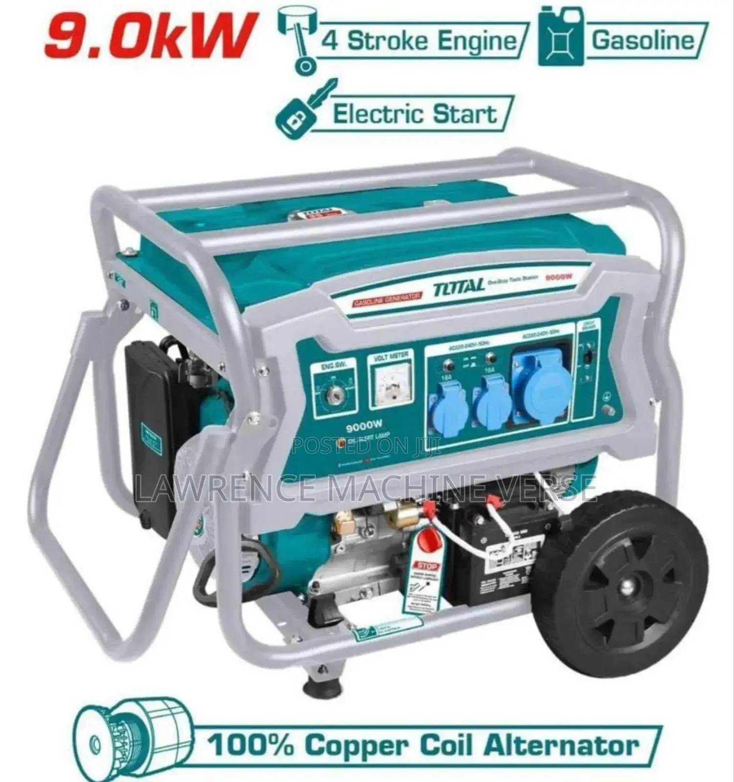 9kva Gasoline Generator  Copper