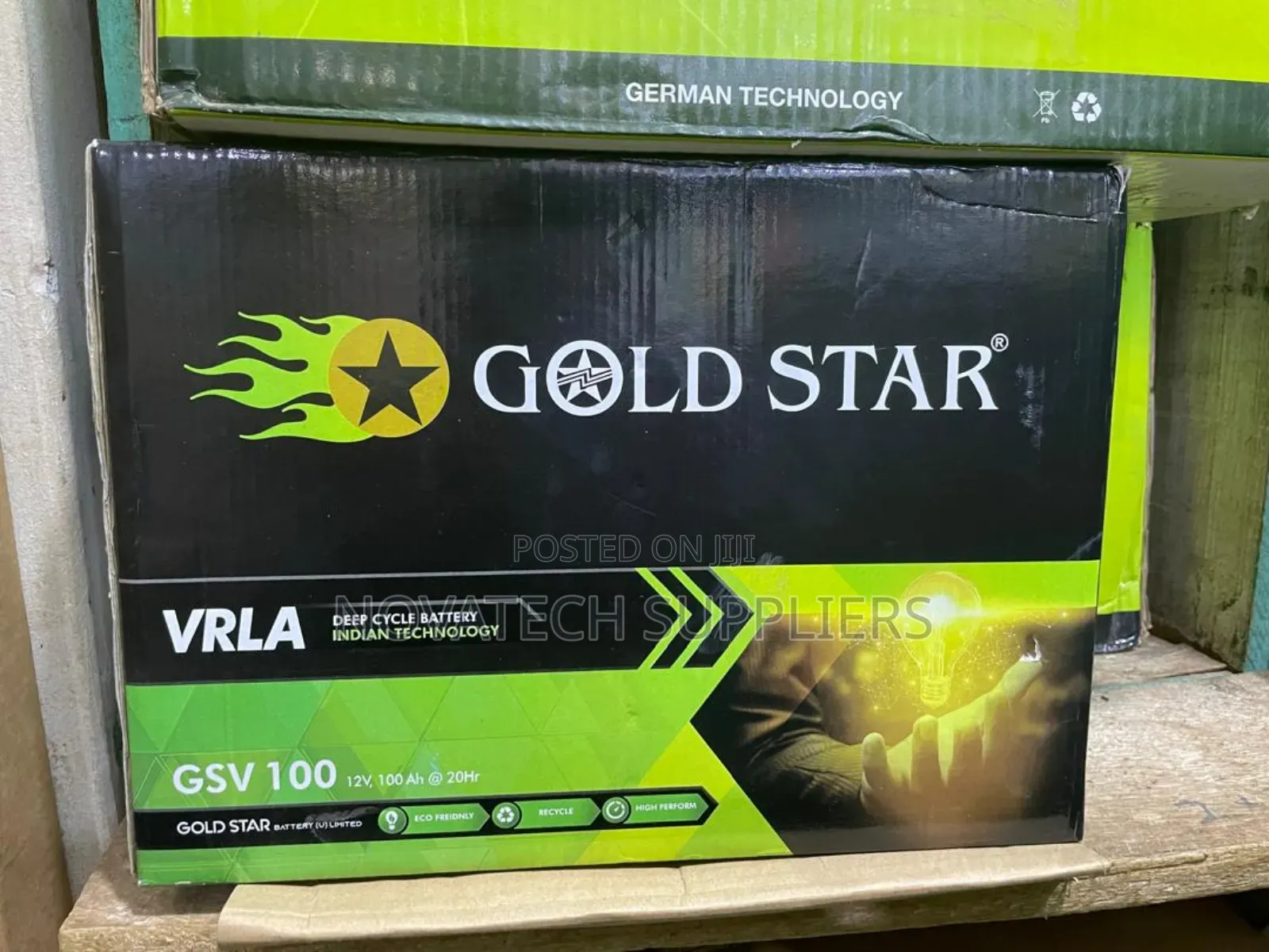 100ah Gold Star Powder Battery Xakn