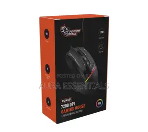 Porodo Gaming 8d RGB Wired Mouse Dpi 7200