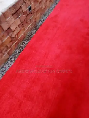 Walk Way Red Grass Carpet