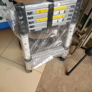16.5 Ft Aluminum Telescopic Ladder Telescoping