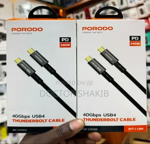 High-Quality Porodo Thunderbolt Cable