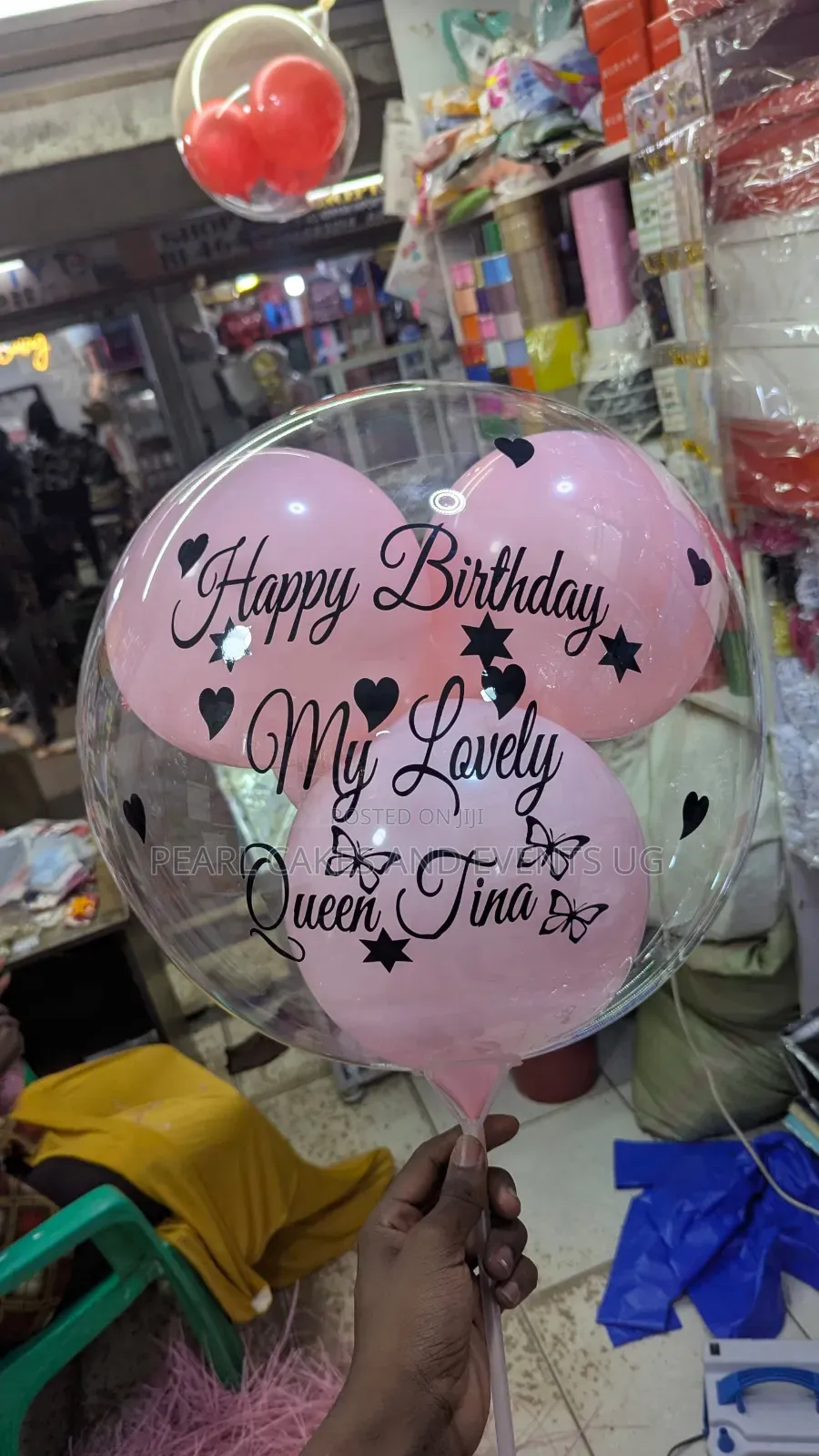 Birthdays Balloons Pinky White Top Balloons 