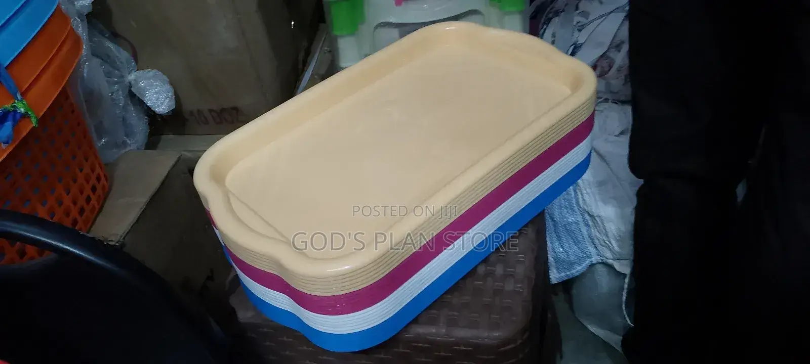 Plastic Serving Trays Small 12pcs
