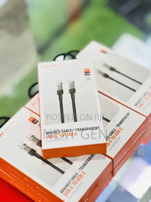 Porodo Braided 100w Pd C to C Fast Charging Cable 1.2m