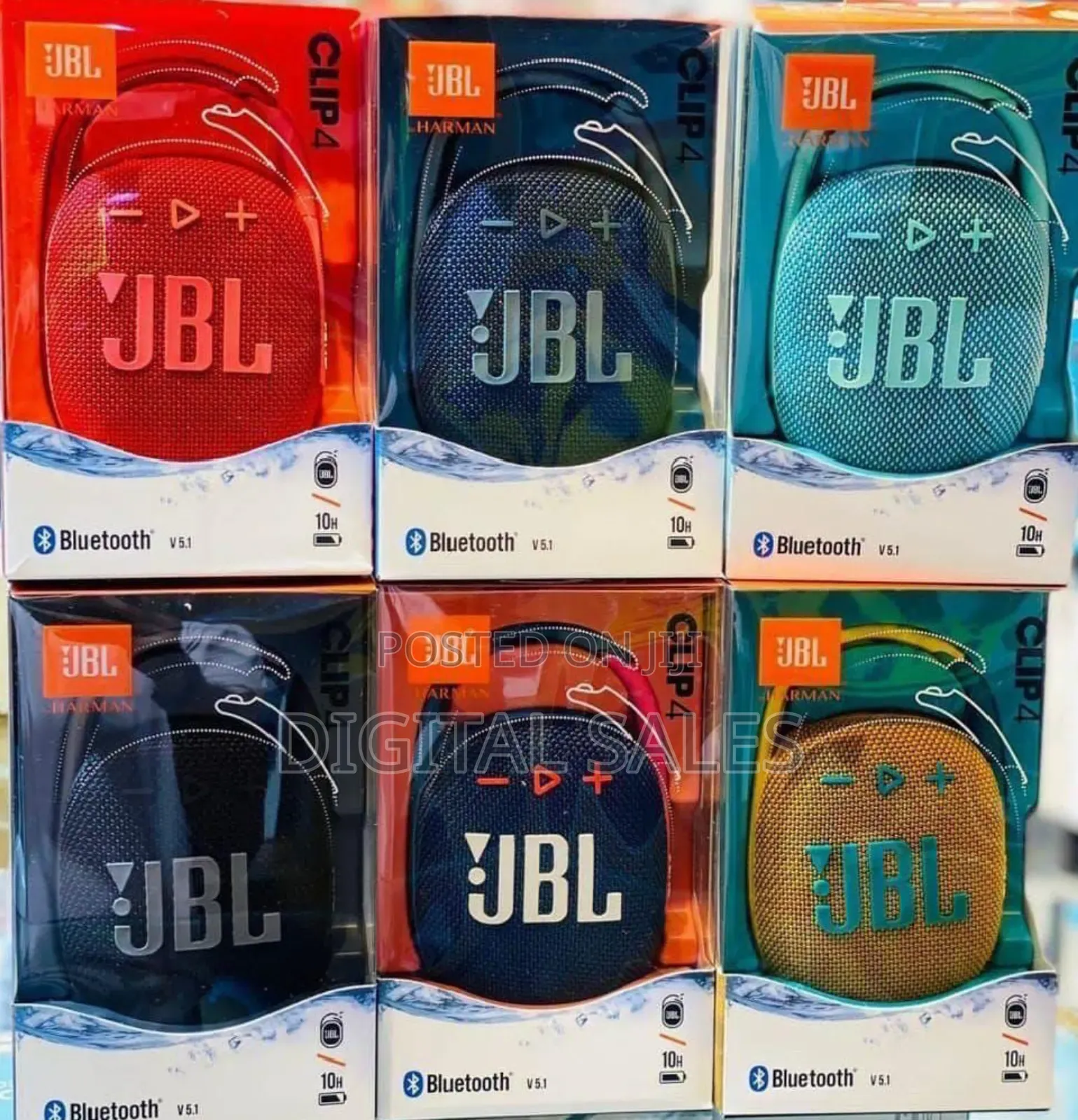 Get JBL Clip 4 Portable Bluetooth Speaker