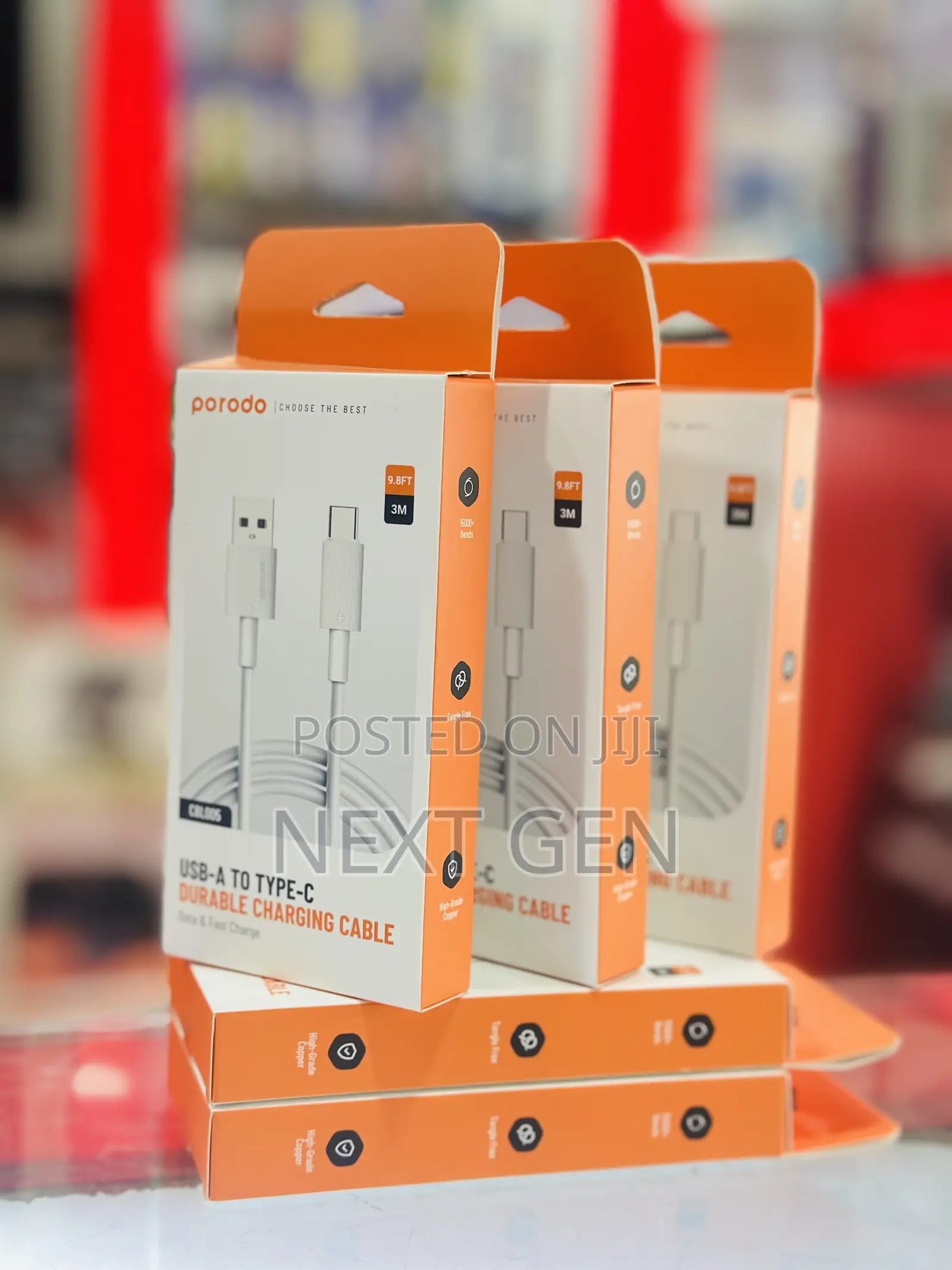 Porodo Usb-a to Usb-C Cable