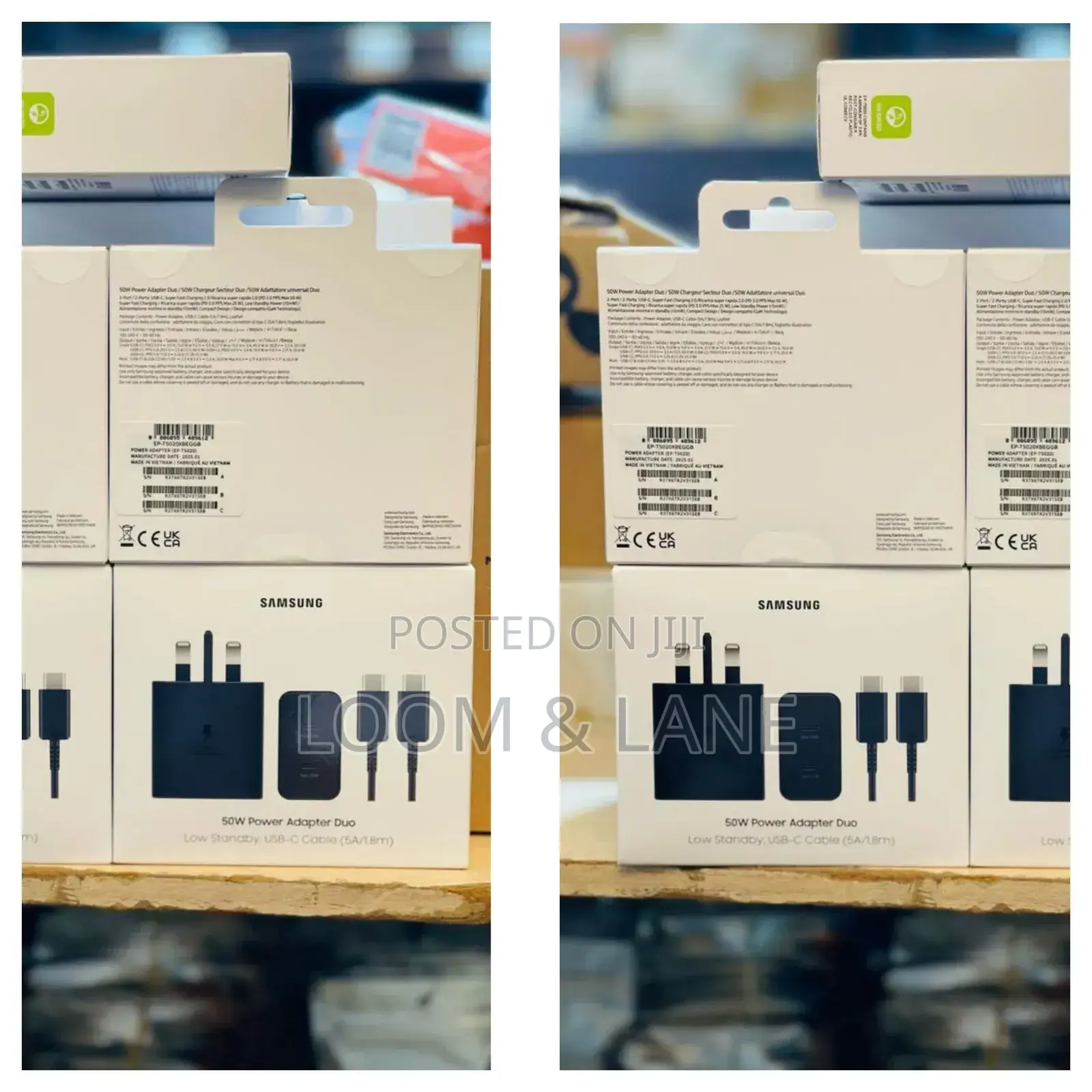 New Samsung 50w Power Adapter Duo