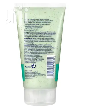 UK Boots Tea Tree and Witch Hazel Exfoliating Face Scrub 150ml