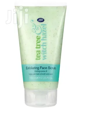 UK Boots Tea Tree and Witch Hazel Exfoliating Face Scrub 150ml