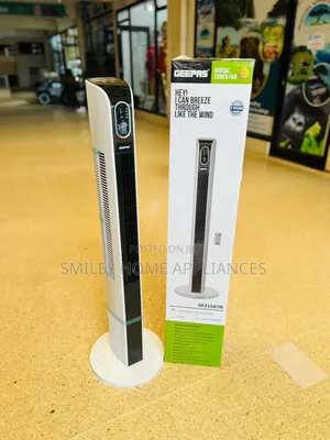 Geepas Tall Tower Fan With Nice Breezy Functions