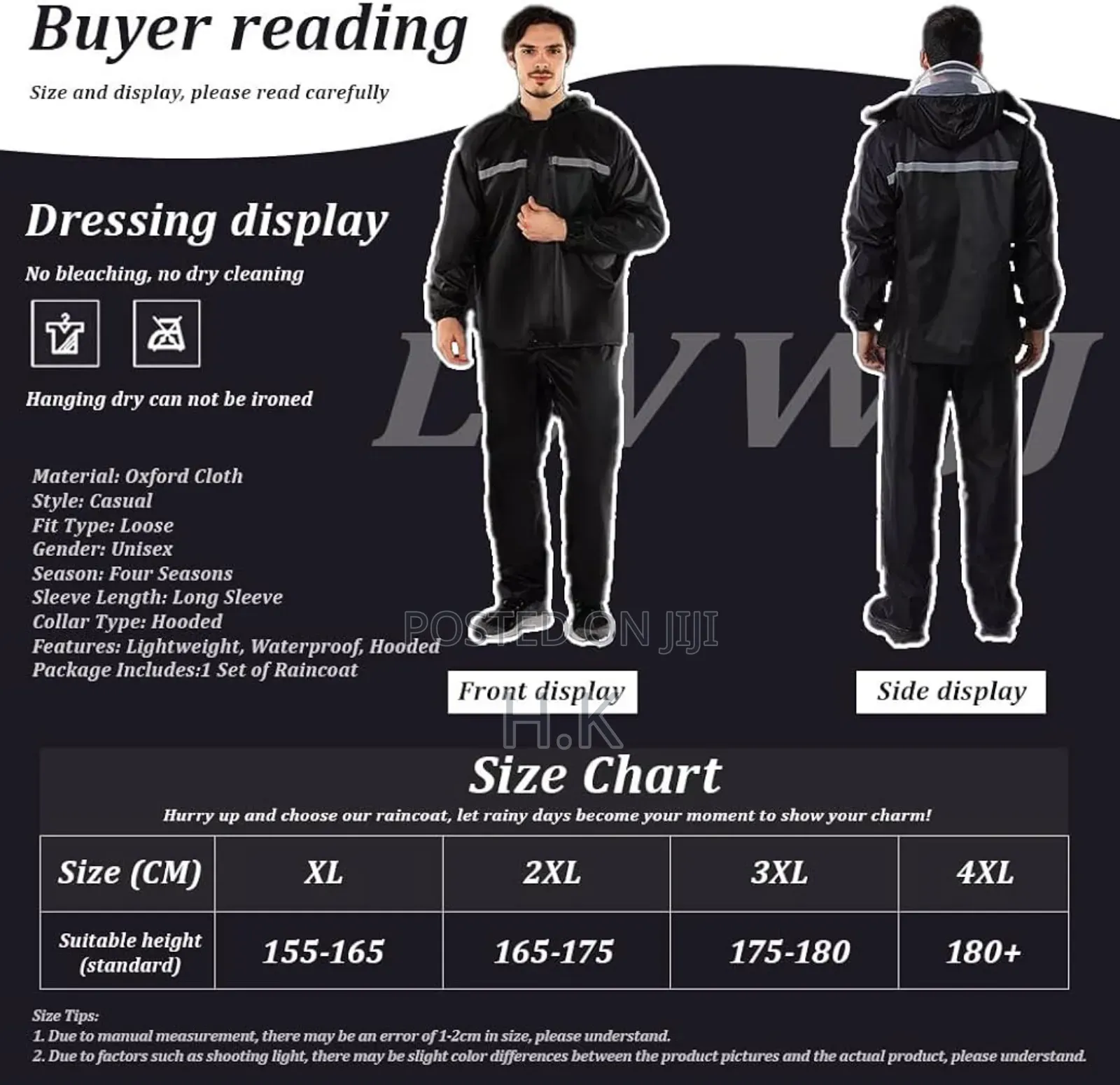 Raglan Rain Suit