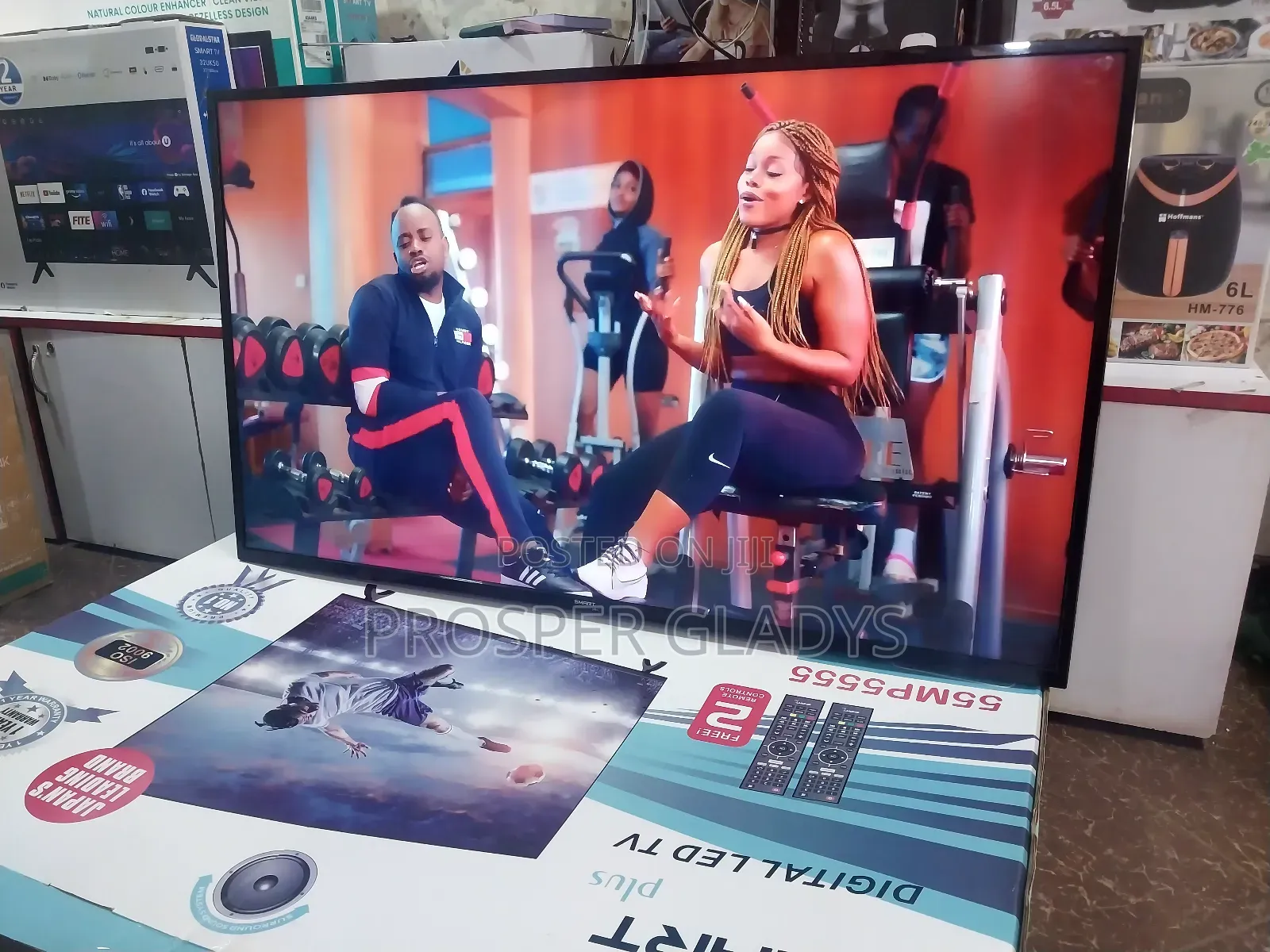 55 Inches Led Smart Plus Smart Digital Flat Screen.