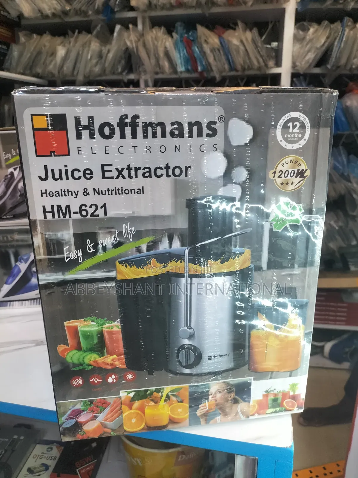 Hoffmans Juice Extractor Hm-621/Electric Juice Extractor