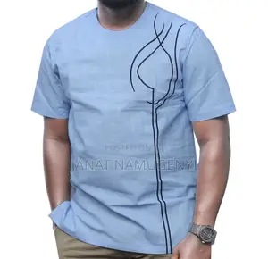 Men’S Casual Blue Shirt