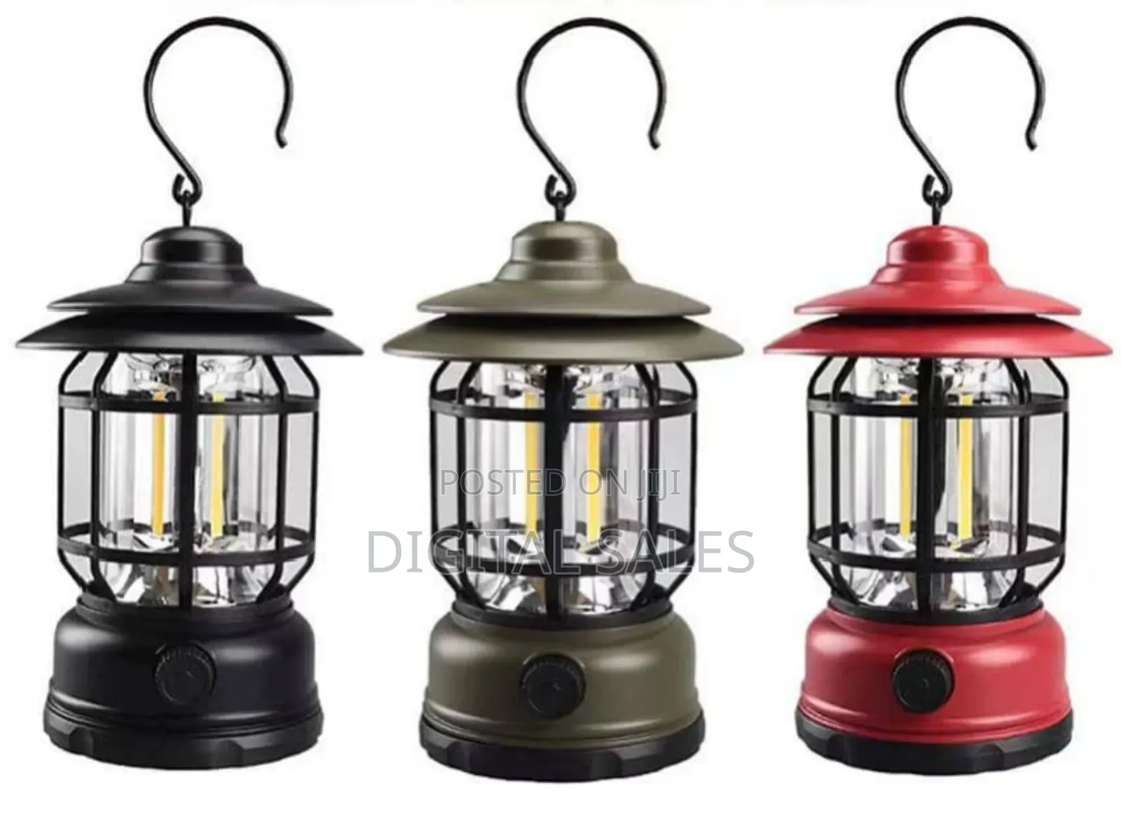 Rechargeable Waterproof Camping Light With Hook