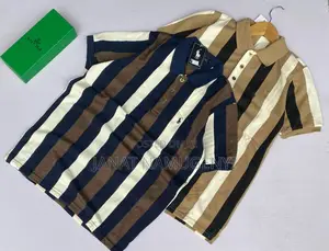Colored Stripped Tshirts With Black Lines