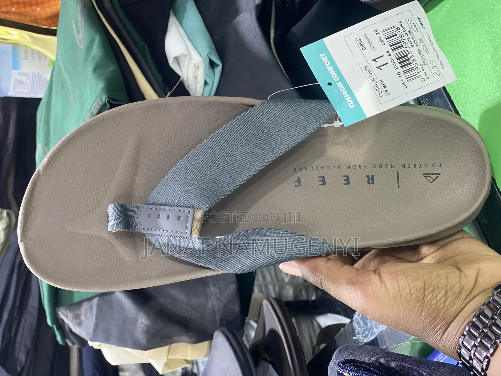 Brown Grey Reef Open Shoes Available