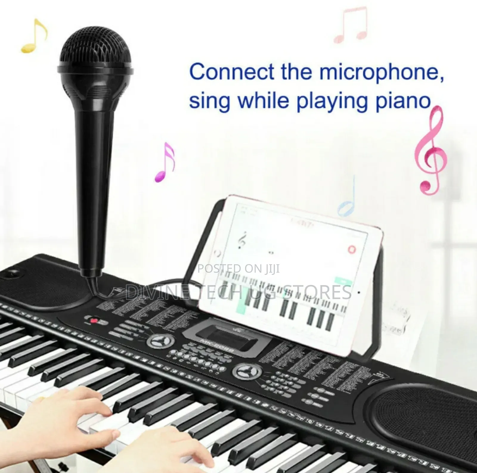 Mk Music Keyboard 61 Keys Electronic Keyboard - (Mk2089 )