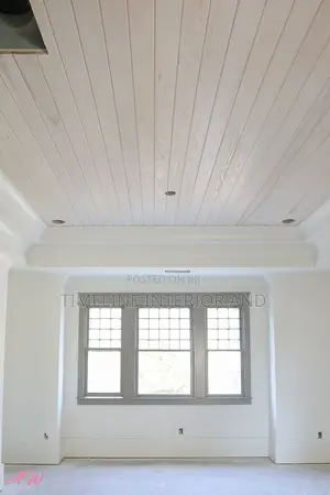 High-Gloss PVC Ceiling Installation