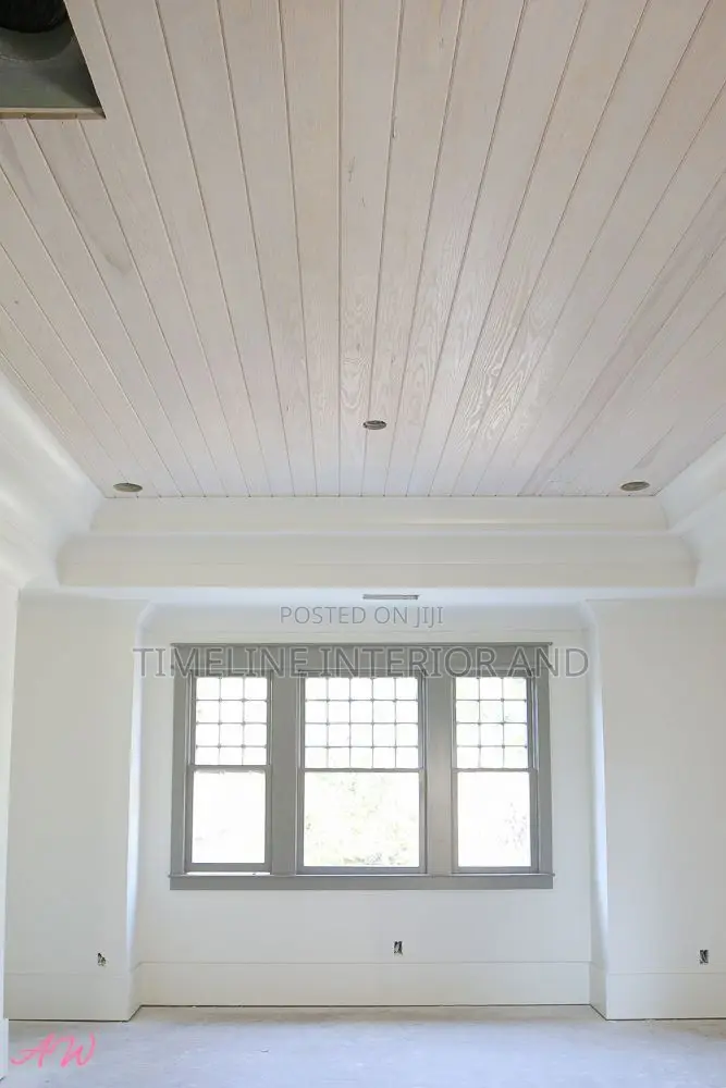 High-Gloss PVC Ceiling Installation
