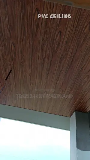 High-Gloss PVC Ceiling Installation