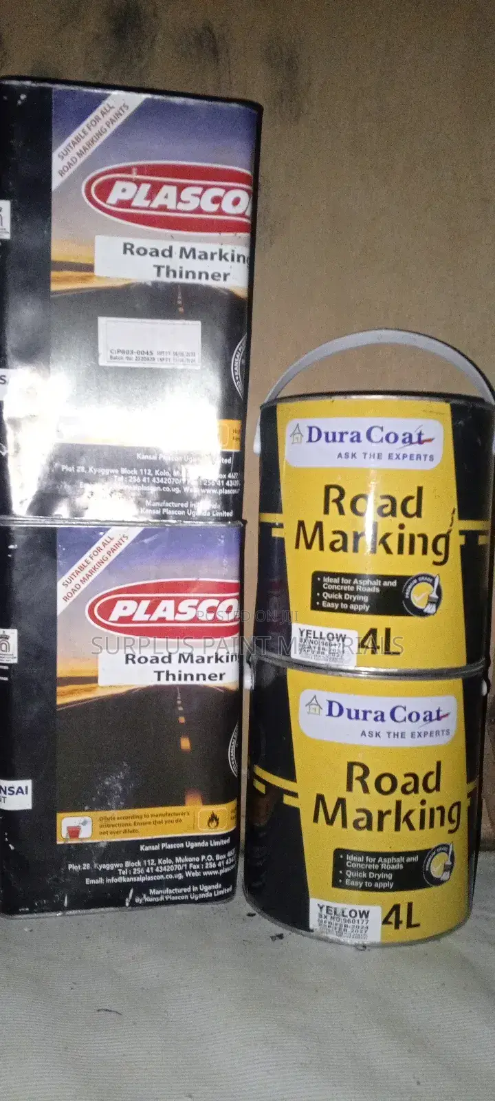 Road Marking Paint and Thinner